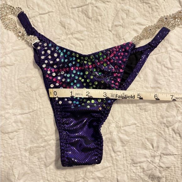 Sequin Bikini Set with Crystal Straps - Picture 10 of 10